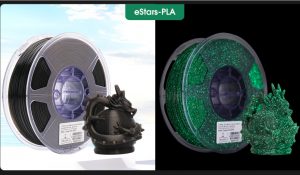 Filamento eStars PLA Galaxy Black - Imagen 3