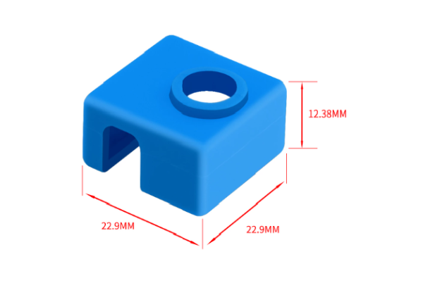 Silicona para bloque Mk8 de Creality - Imagen 3