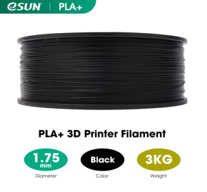 Filamento eSun PLA+ Negro 3KG - Imagen 2