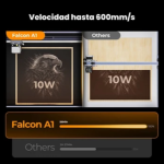 CNC Grabado y Corte láser Creality Falcon A1 10W - Imagen 4
